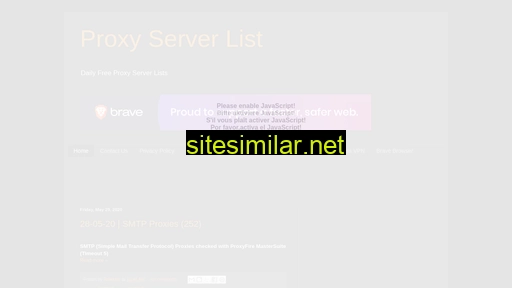proxyserverlist24.top alternative sites