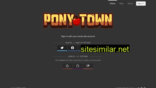 pony.town alternative sites