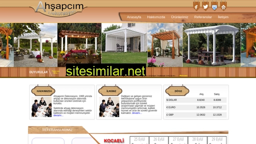ahsapcim.com.tr alternative sites