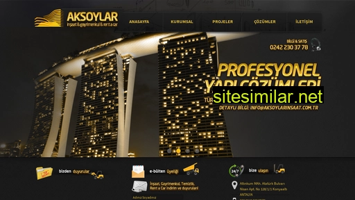 aksoylarinsaat.com.tr alternative sites