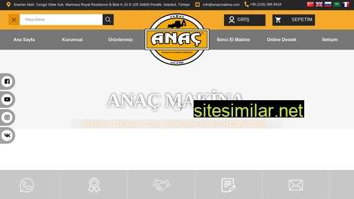 anacmakina.com.tr alternative sites