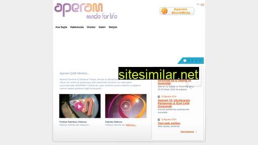 aperam.com.tr alternative sites