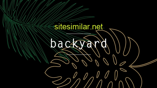backyard.com.tr alternative sites