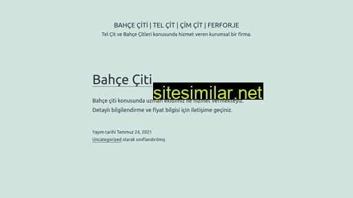 bahceciti.com.tr alternative sites
