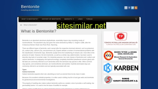 bentonite.com.tr alternative sites