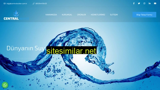 centralwater.com.tr alternative sites