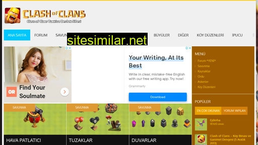 clashofclans.web.tr alternative sites