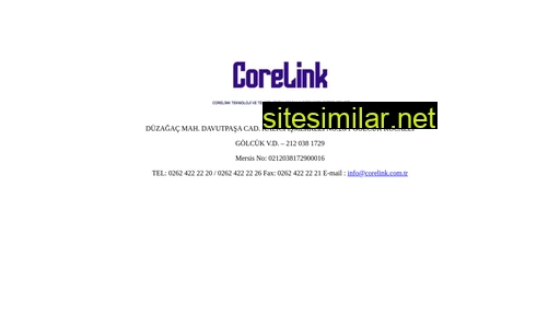 corelink.com.tr alternative sites