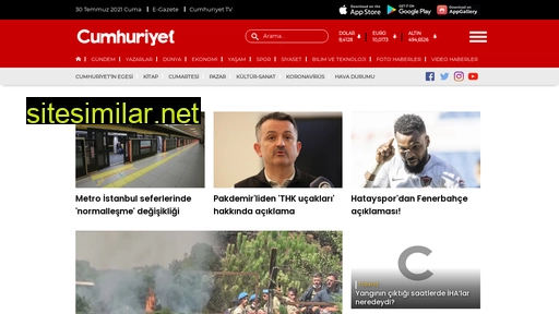 cumhuriyet.com.tr alternative sites
