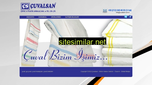 cuvalsan.com.tr alternative sites