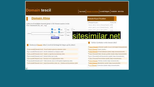 Domaintescil similar sites