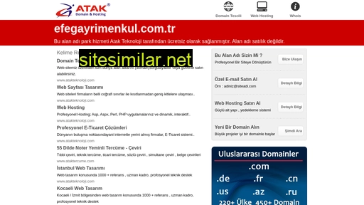 efegayrimenkul.com.tr alternative sites