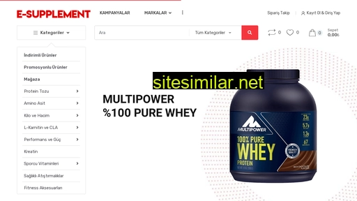 E-supplement similar sites