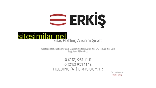 Erkis similar sites