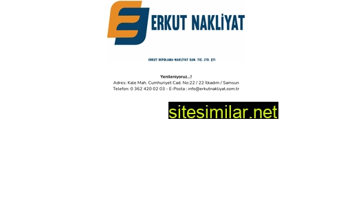erkutnakliyat.com.tr alternative sites