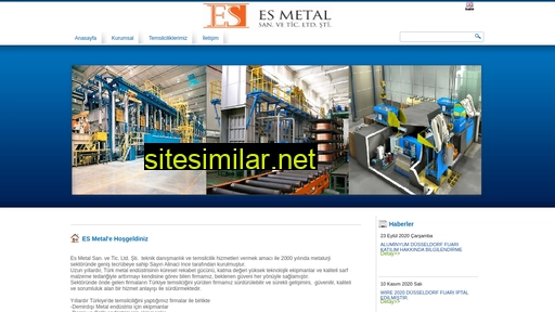 esmetalsan.com.tr alternative sites