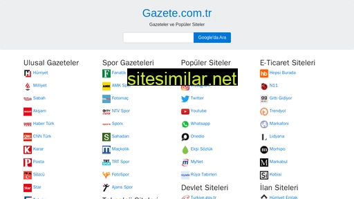 gazete.com.tr alternative sites