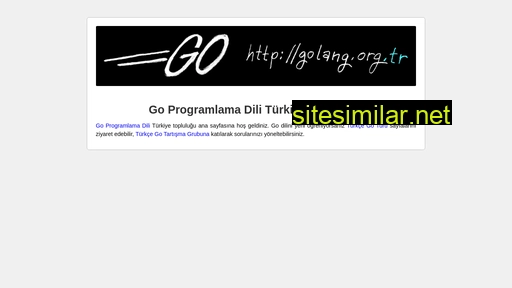 golang.org.tr alternative sites