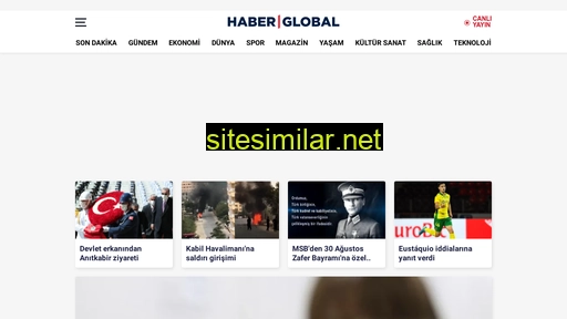 Haberglobal similar sites
