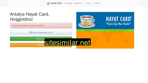 hayatcard.com.tr alternative sites