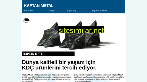 kaptanmetal.com.tr alternative sites