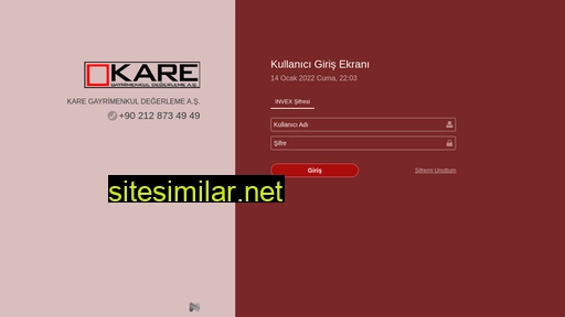 kare.invex.com.tr alternative sites