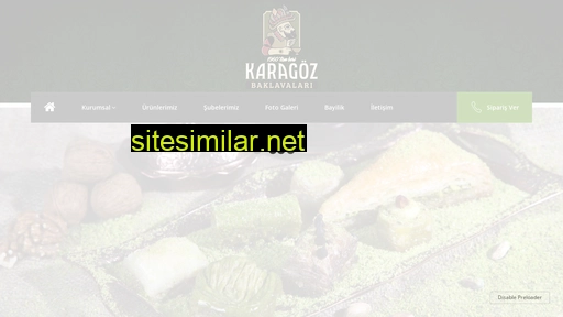 karagozbaklava.com.tr alternative sites