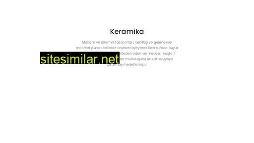 keramika.com.tr alternative sites