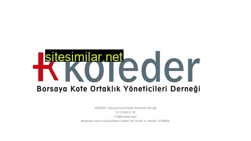 koteder.org.tr alternative sites