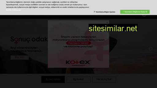 kotex.com.tr alternative sites
