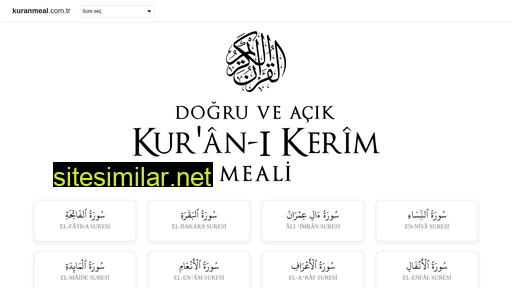 kuranmeal.com.tr alternative sites