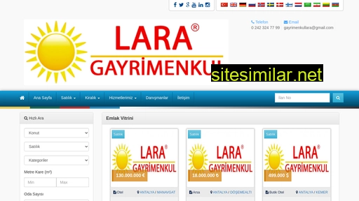 laragayrimenkul.com.tr alternative sites