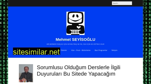 mehmetseyisoglu.name.tr alternative sites