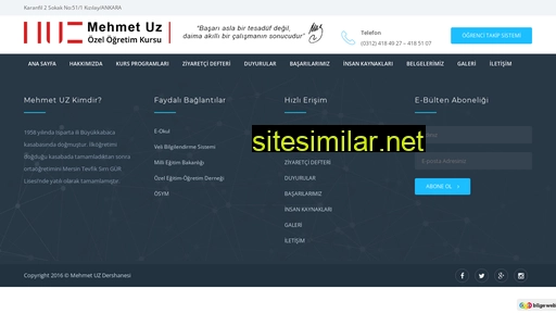 mehmetuz.com.tr alternative sites