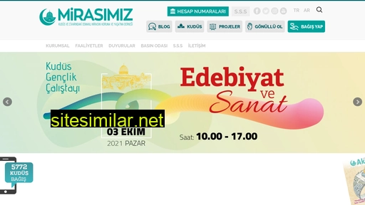 mirasimiz.org.tr alternative sites