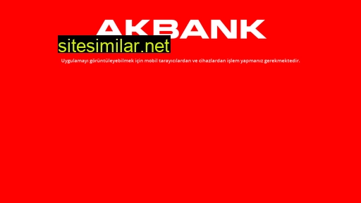 mobilsube.akbank.com.tr alternative sites