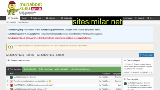 muhabbetkusu.com.tr alternative sites