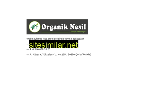 Organiknesil similar sites