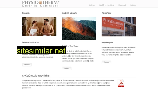physiotherm.com.tr alternative sites