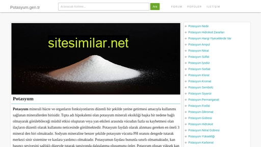potasyum.gen.tr alternative sites