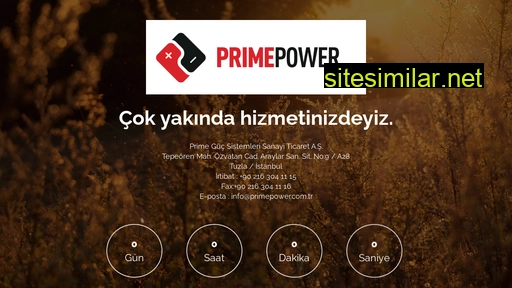 primepower.com.tr alternative sites