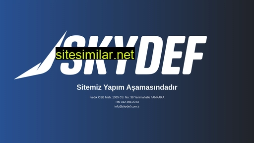skydef.com.tr alternative sites