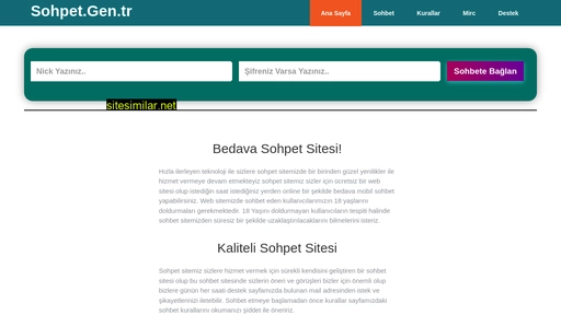 sohpet.gen.tr alternative sites
