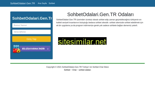 sohbetodalari.gen.tr alternative sites