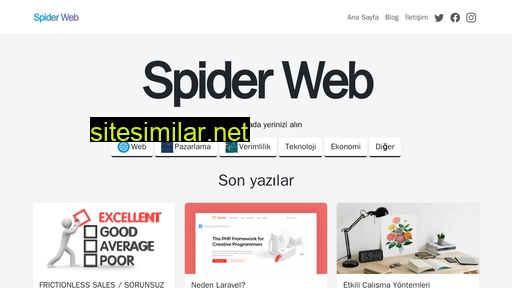 spider.web.tr alternative sites