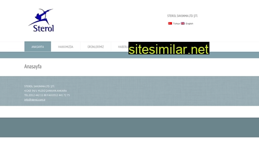sterol.com.tr alternative sites