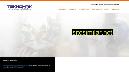 teknomakmakina.com.tr alternative sites