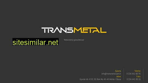 transmetal.com.tr alternative sites