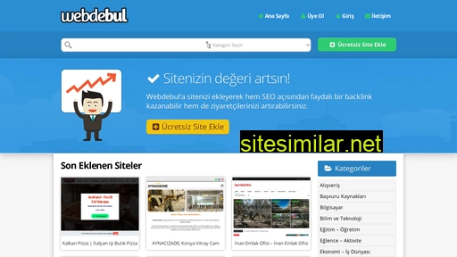 Webdebul similar sites