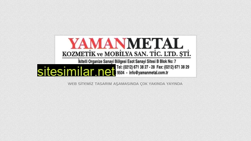 yamanmetal.com.tr alternative sites